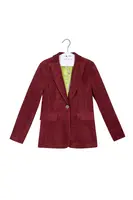Blazer in Velluto a Coste color Vinaccia image