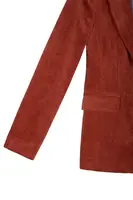 Blazer in Velluto a Coste color Terracotta image