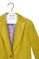 Chartreuse Corduroy Blazer  image