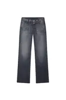 Stone Grey Bootleg Jeans  image