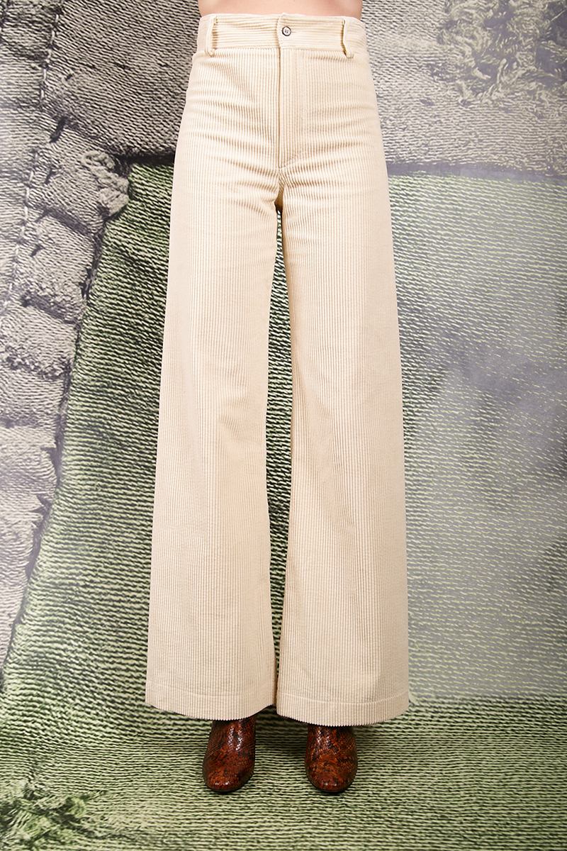 off white corduroy jeans