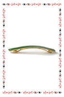 Grass green hair clip  image