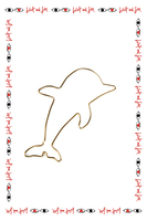 Single Dolphin earring image